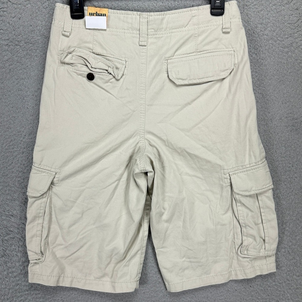 Urban Pipeline Boy Cargo Shorts 16r Beige Flat Front Messenger Length Youth New — image 2 of 8